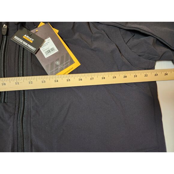 Ariat Rebar Weatherproof Jacket Men’s Large Tall Black Convertible Workwear NWT - Picture 7 of 13